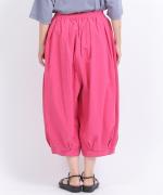 コットンリネンタイプライター　8分丈パンツ