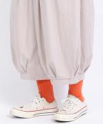 コットンリネンタイプライター　8分丈パンツ