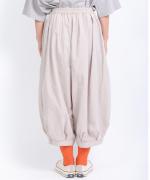 コットンリネンタイプライター　8分丈パンツ