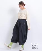 コットンリネンタイプライター　8分丈パンツ