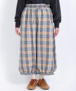 格子織り先染めチェック　パンツ