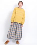 格子織り先染めチェック　パンツ