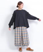 格子織り先染めチェック　パンツ