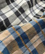 格子織り先染めチェック　マルチwayワンピース