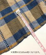 格子織り先染めチェック　マルチwayワンピース