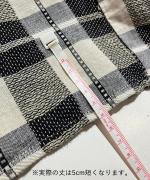 格子織り先染めチェック　マルチwayワンピース