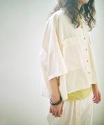 オーガニックジョーゼット　シャツ