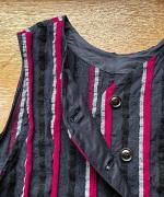 リネンストライプ　2wayベスト