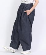 6.3ozデニムダンガリー　フル丈パンツ