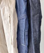 6.3ozデニムダンガリー　フル丈パンツ