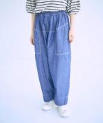 6.3ozデニムダンガリー　フル丈パンツ