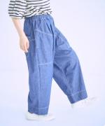 6.3ozデニムダンガリー　フル丈パンツ