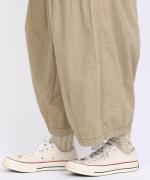 コットンタイプライター硫化バイオ　コクーンパンツ