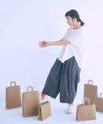 コットンタイプライター硫化バイオ　コクーンパンツ