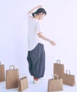 コットンタイプライター硫化バイオ　コクーンパンツ