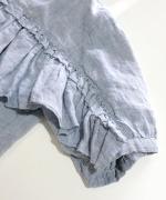 細番手リネン　2wayブラウス