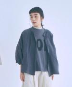 細番手リネン　2wayブラウス