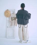 細番手リネン　2wayブラウス