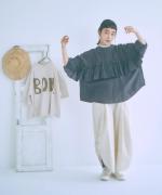 細番手リネン　2wayブラウス