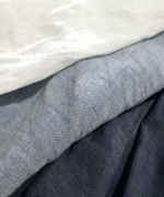 細番手リネン　2wayブラウス