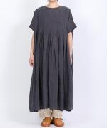 細番手リネン　ワンピース