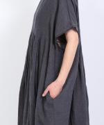 細番手リネン　ワンピース