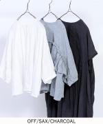 細番手リネン　ワンピース