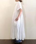 細番手リネン　ワンピース