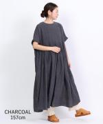 細番手リネン　ワンピース