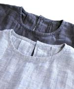 細番手リネン　ワンピース