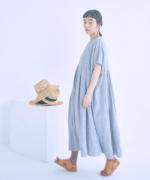 細番手リネン　ワンピース