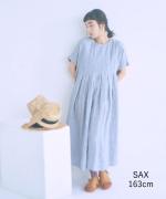 細番手リネン　ワンピース