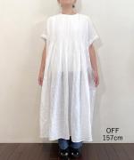 細番手リネン　ワンピース