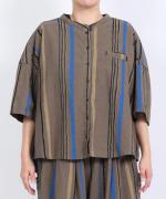 ストライププリント　シャツ