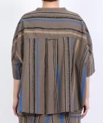 ストライププリント　シャツ