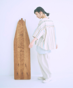 ストライププリント　シャツ