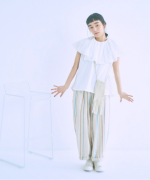 ストライププリント　パンツ