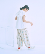 ストライププリント　パンツ