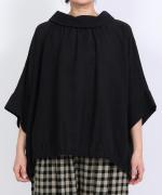 コットンリネン先染めボイルワッシャー　プルオーバー