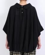 コットンリネン先染めボイルワッシャー　プルオーバー