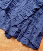 シアサッカーストライプ　プルオーバー