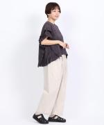 シアサッカーストライプ　プルオーバー