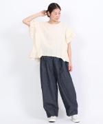 シアサッカーストライプ　プルオーバー