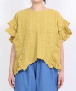 シアサッカーストライプ　プルオーバー