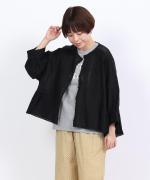 コットンリネンボイルレース　ブラウス