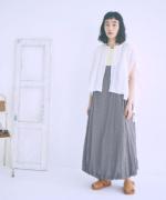 コットンリネンボイルレース　ベスト