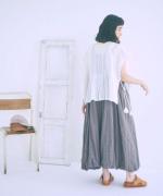 コットンリネンボイルレース　ベスト