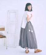 コットンリネンボイルレース　ベスト