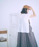 コットンリネンボイルレース　ベスト