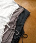 コットンリネンボイルレース　ベスト